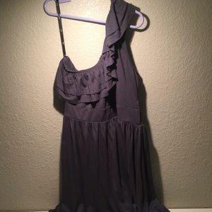 One shoulder dress